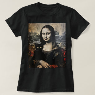 Mona Lisa avec T-shirt Chat