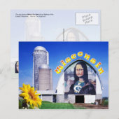 Mona Lisa Barn, Wisconsin Briefkaart (Voorkant / Achterkant)