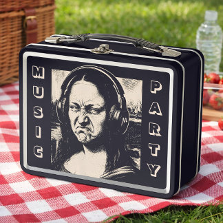 Mona Lisa Bass Gezicht Grappige Muziek Liefhebbers
