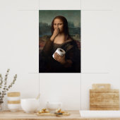 Mona Lisa Bathroom Poster (Keuken)