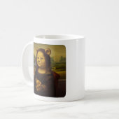 Mona Lisa Beer Koffiemok (Voorkant links)