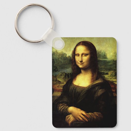 Mona Lisa, beroemd schilderij, Sleutelhanger (Voorkant)