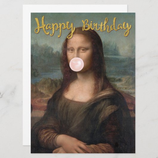 Mona Lisa Bgloeiroze Bubble gom (Voorkant / Achterkant)