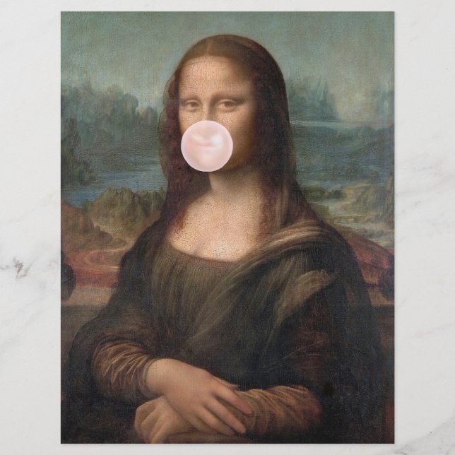 Mona Lisa Bgloeiroze Bubble gom (Voorkant)