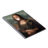 Mona Lisa Bgloeiroze Bubble gom Notitieboek (Rechterzijde)