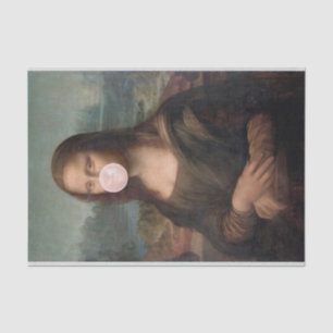 Mona Lisa Bgloeiroze Bubble gom Tissuepapier