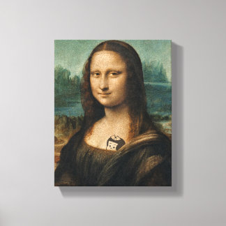 Mona Lisa, bijgewerkte canvas