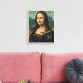 Mona Lisa, bijgewerkte canvas Afdruk (Insitu (Woonkamer))