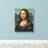 Mona Lisa, bijgewerkte canvas Afdruk (Insitu (Houten vloer))