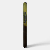 Mona Lisa blaast roze bubbelkauwgom Case-Mate iPhone Case (Achterkant / Links)