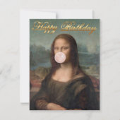 Mona Lisa Blaast Roze Bubble Gum (Voorkant)