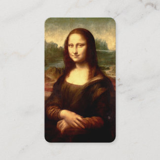 Mona Lisa bladwijzer Visitekaartje