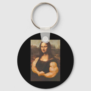 Mona Lisa Bodybuilding Spier Gym Workout Outfits Sleutelhanger