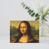 Mona Lisa Briefkaart (Staand voorkant)