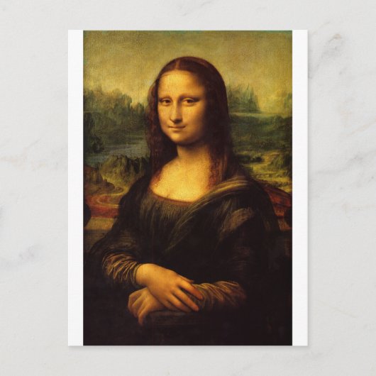 Mona Lisa Briefkaart (Voorkant)