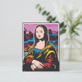 Mona Lisa Briefkaart (Staand voorkant)