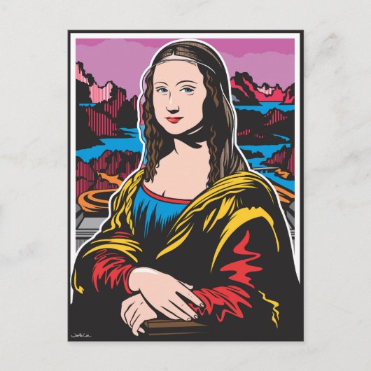 Mona Lisa Briefkaart (Voorkant)