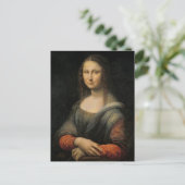 Mona Lisa Briefkaart (Alternatieve versie) (Staand voorkant)