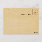 Mona Lisa Briefkaart (Alternatieve versie) (Achterkant)