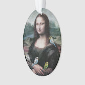 Mona Lisa & Budgies Ornament (voorkant)