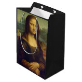 Mona Lisa by Leonardo Da Vinci Medium Cadeauzakje (Achterkant Gekanteld)
