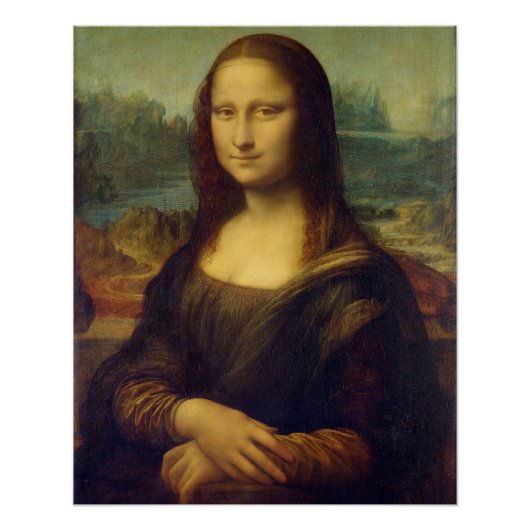 Mona Lisa By Leonardo Da Vinci Perfect Poster (Voorkant)