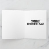 MONA LISA CHRISTMAS GRANDES CARTES SOURIRE ! (Intérieur)