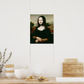 Mona Lisa, copie du tableau de Leonardo da Vin (Cuisine)