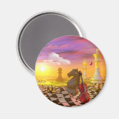 Mona Lisa da vinci surrealisme Magneet (Voorkant / Achterkant)