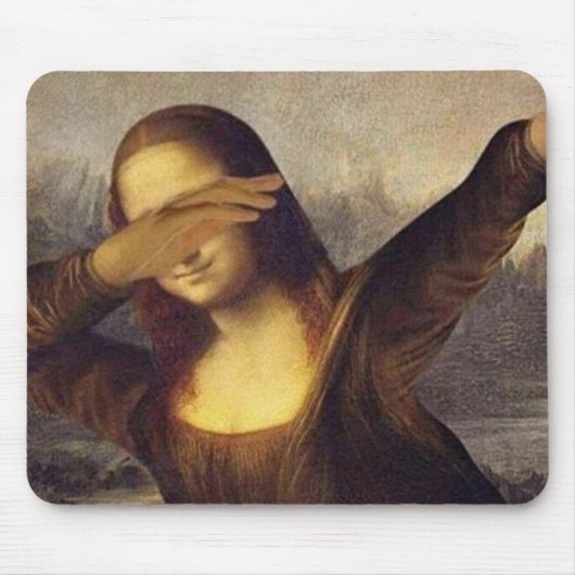 Mona Lisa Dabbing Muismat (Voorkant)