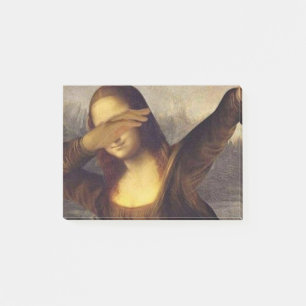 Mona Lisa Dabbing Post-it® Notes