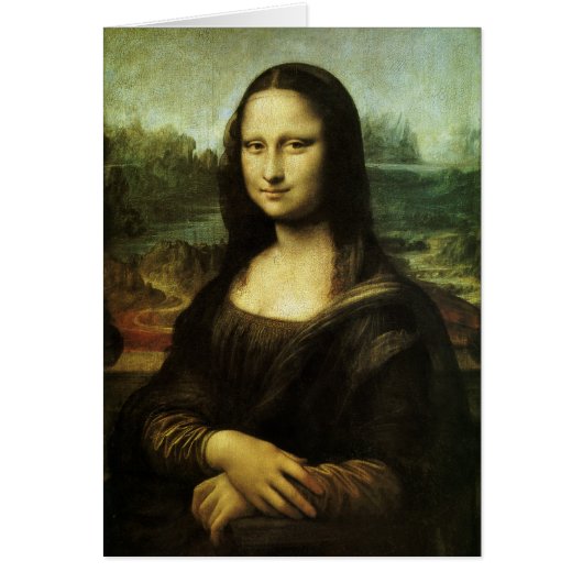 Mona Lisa de Léonard de Vinci, Art Renaissance (Devant)