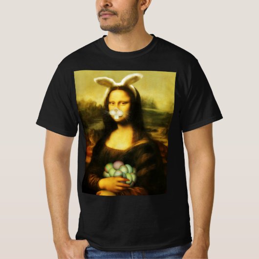 Mona Lisa, de paashaas T-shirt (Voorkant)