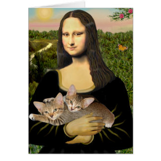 Mona Lisa - Deux chatons tabby