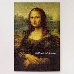 "Mona Lisa" door de Renaissance schilder Da Vinci, Legpuzzel
