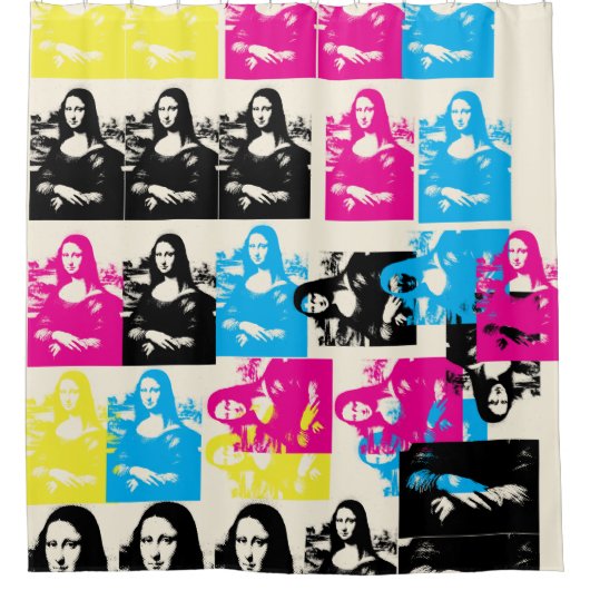 Mona Lisa Douchegordijn (Voorkant)