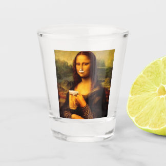 Mona Lisa drink bierbierliefhebbers Shot Glas
