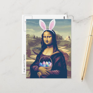 Mona Lisa Easter Briefkaart