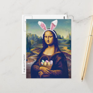 Mona Lisa Easter Briefkaart