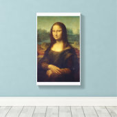 Mona Lisa, een kunstwerk van Leonardo de Vinci Canvas Afdruk (Insitu (Houten vloer))