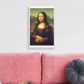 Mona Lisa, een kunstwerk van Leonardo de Vinci Canvas Afdruk (Insitu (Woonkamer))