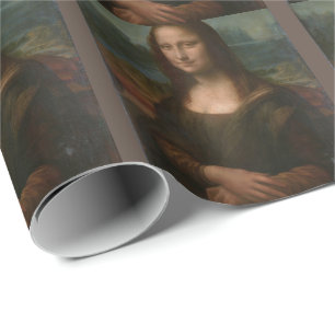 Mona Lisa "Een raadsel, gewikkeld in een mysterie. Cadeaupapier