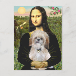 Mona Lisa - Een Shih Tzu (P) Briefkaart
