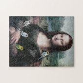 Mona Lisa en Budgies Legpuzzel (Horizontaal)