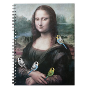 Mona Lisa en Budgies Notitieboek