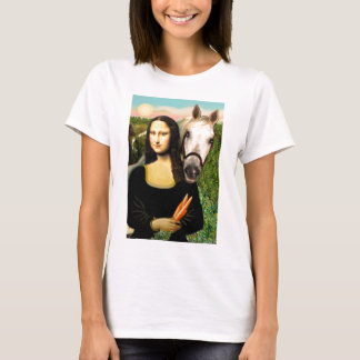Mona Lisa en haar Arabische Paard T-shirt