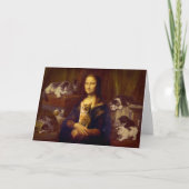Mona Lisa en haar kat Kaart (Voorkant)