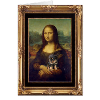 Mona Lisa en haar Rottweiler