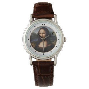 Mona Lisa en Leonardo da Vinci/ Italië Horloge
