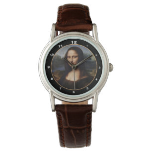 Mona Lisa en Leonardo da Vinci/ Italië Horloge